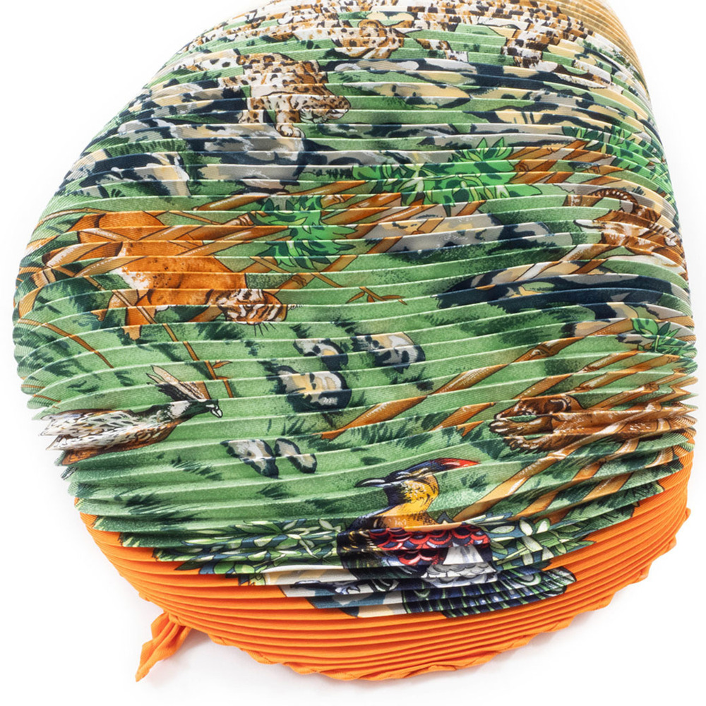 HERMES Authentic Black Silk Scarf - Picture 2 of 16